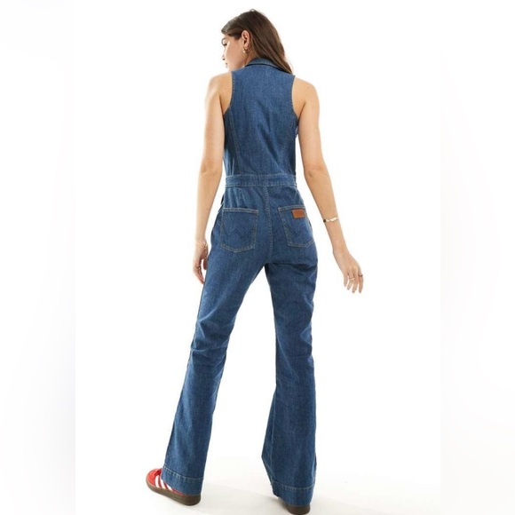 Wrangler Racer Back Denim Cat Suit - Picture 5 of 12
